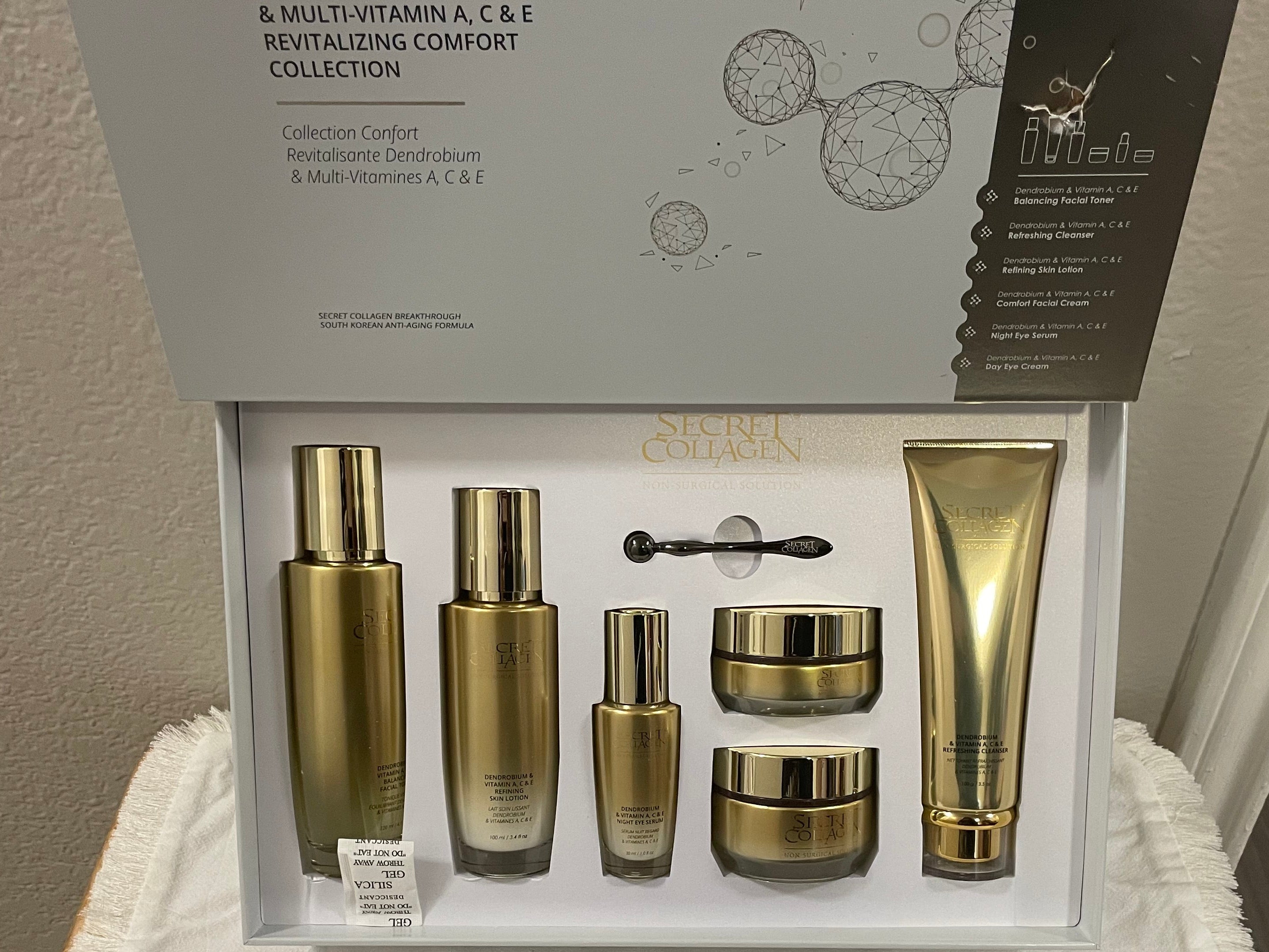Secret Collagen Dendrobium & Multivitamin A, C & E Revitalizing Comfort Set