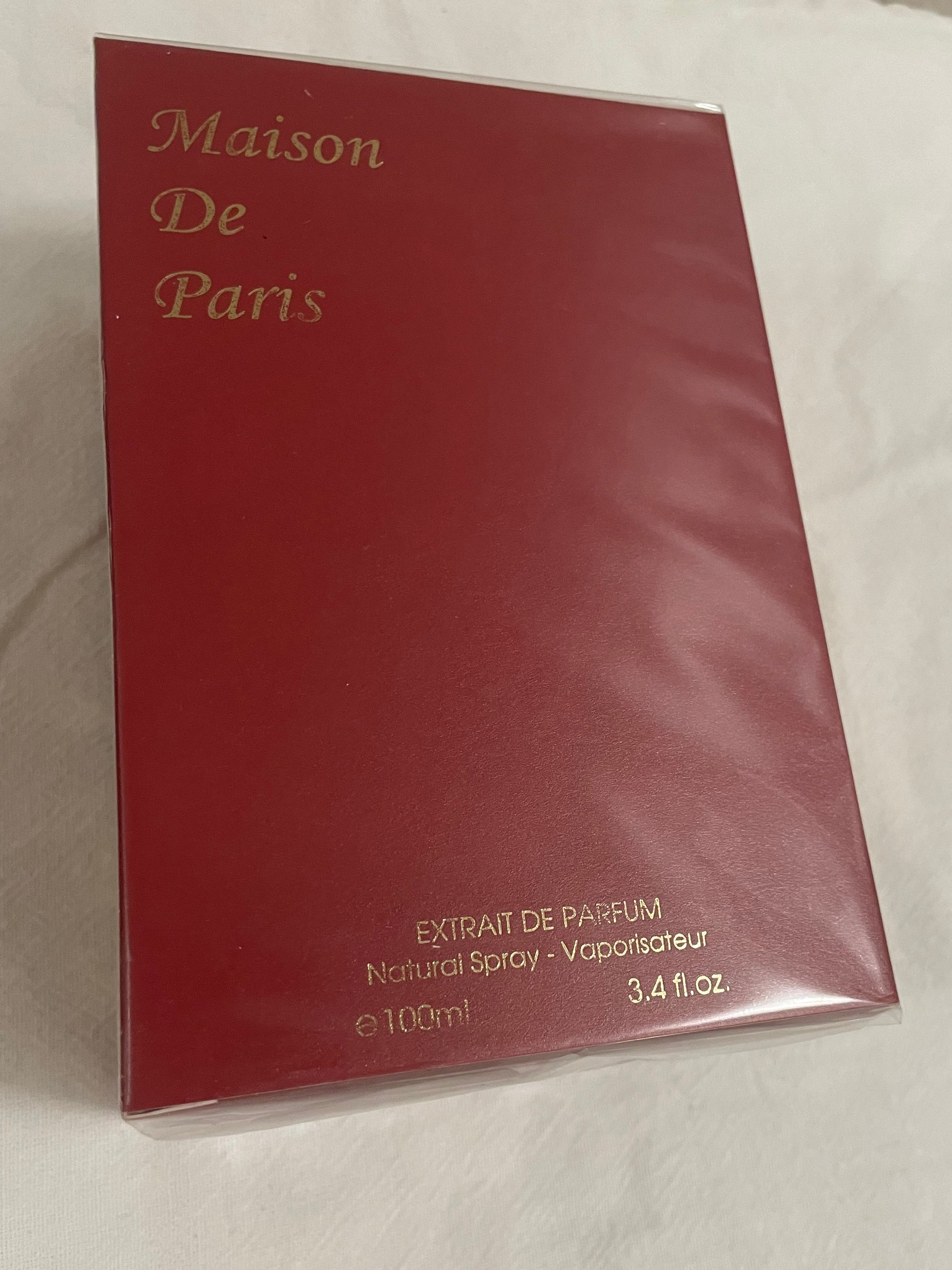 Maison De Paris Perfume ( Inspired By Baccarat)