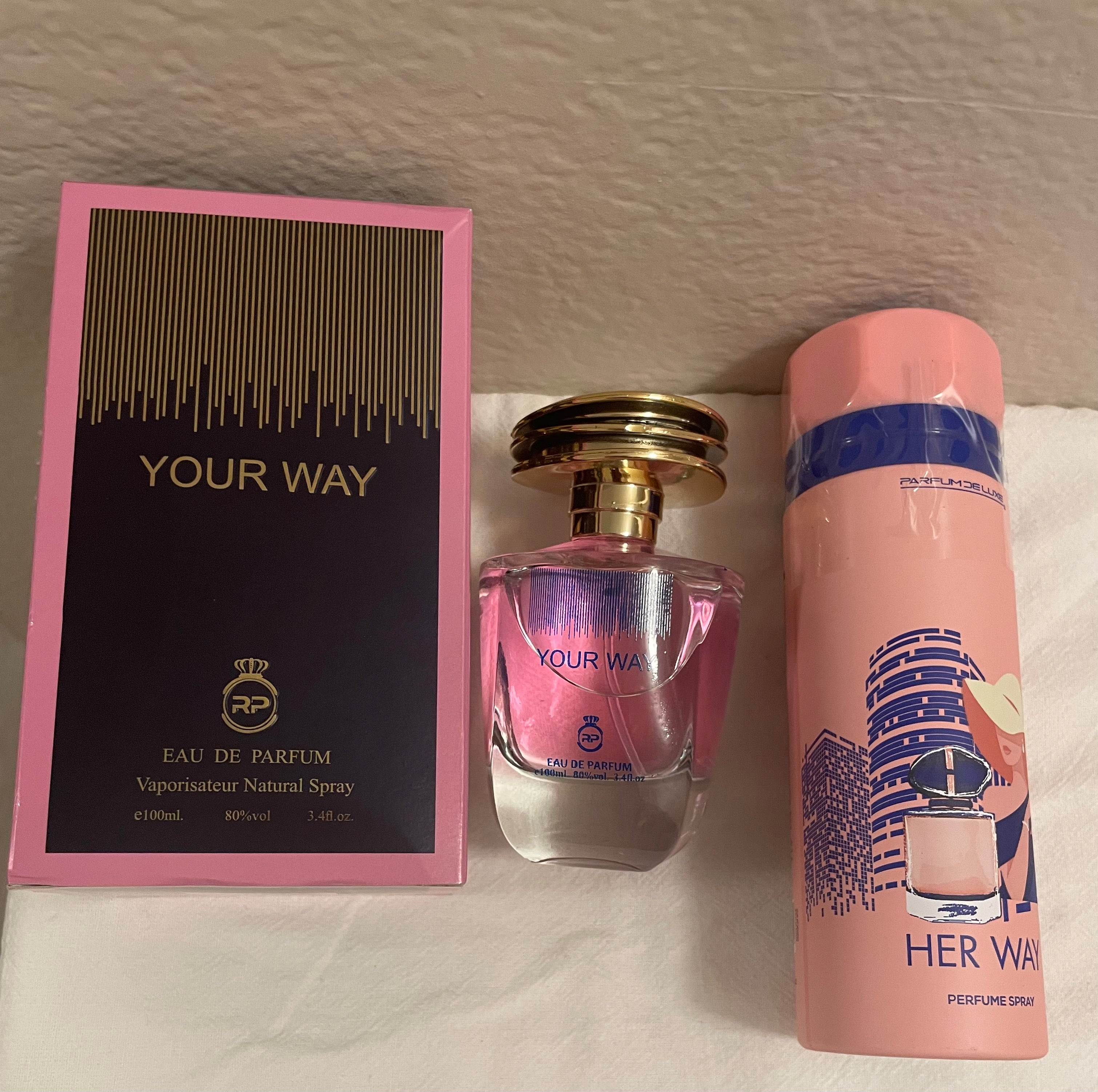 Your Way Perfume and Body Spray Bundle (Inspired By Giorgio Armani MyWay)