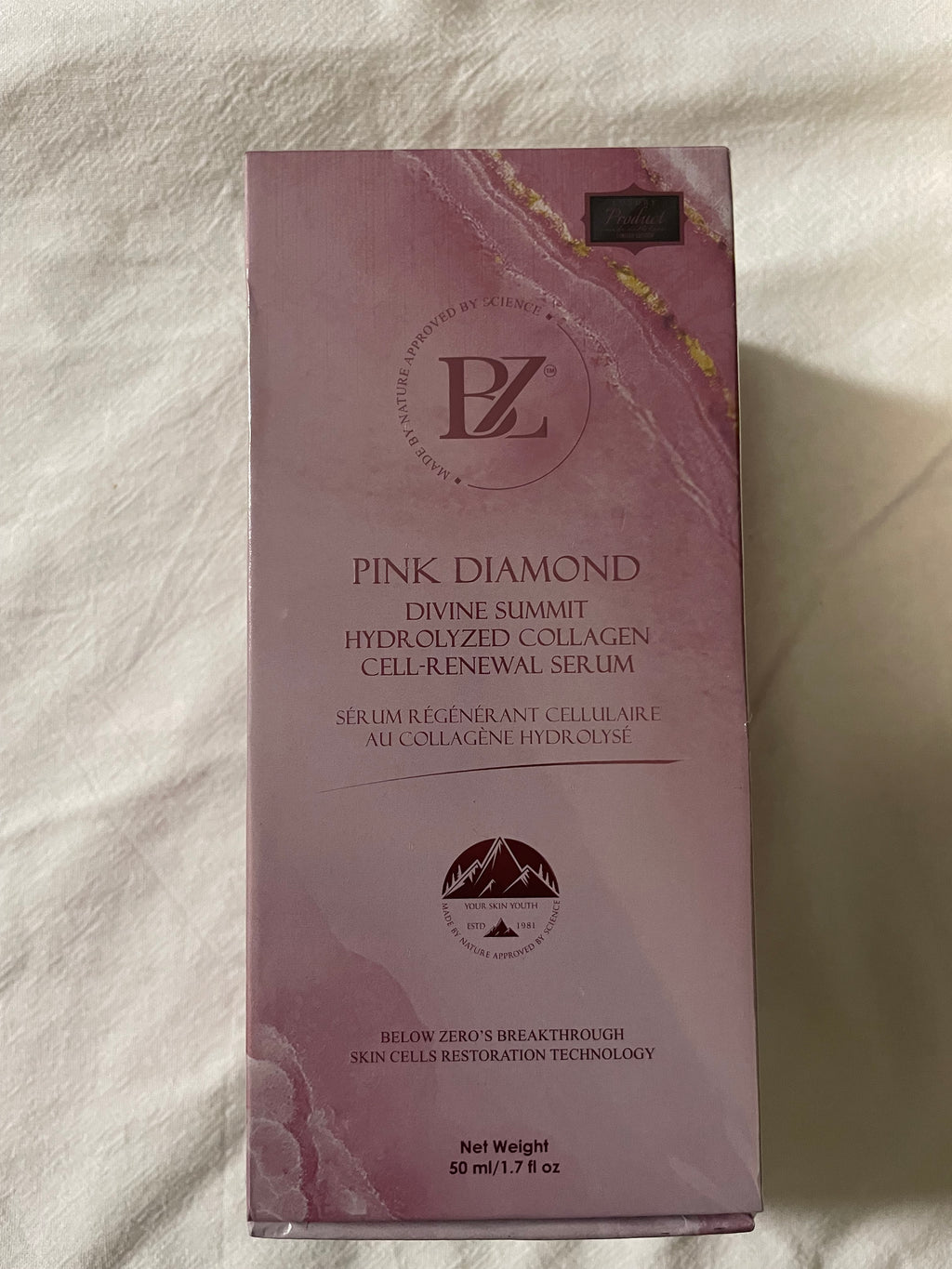 Below Zero Pink Diamond Collagen Cell Renewal Serum