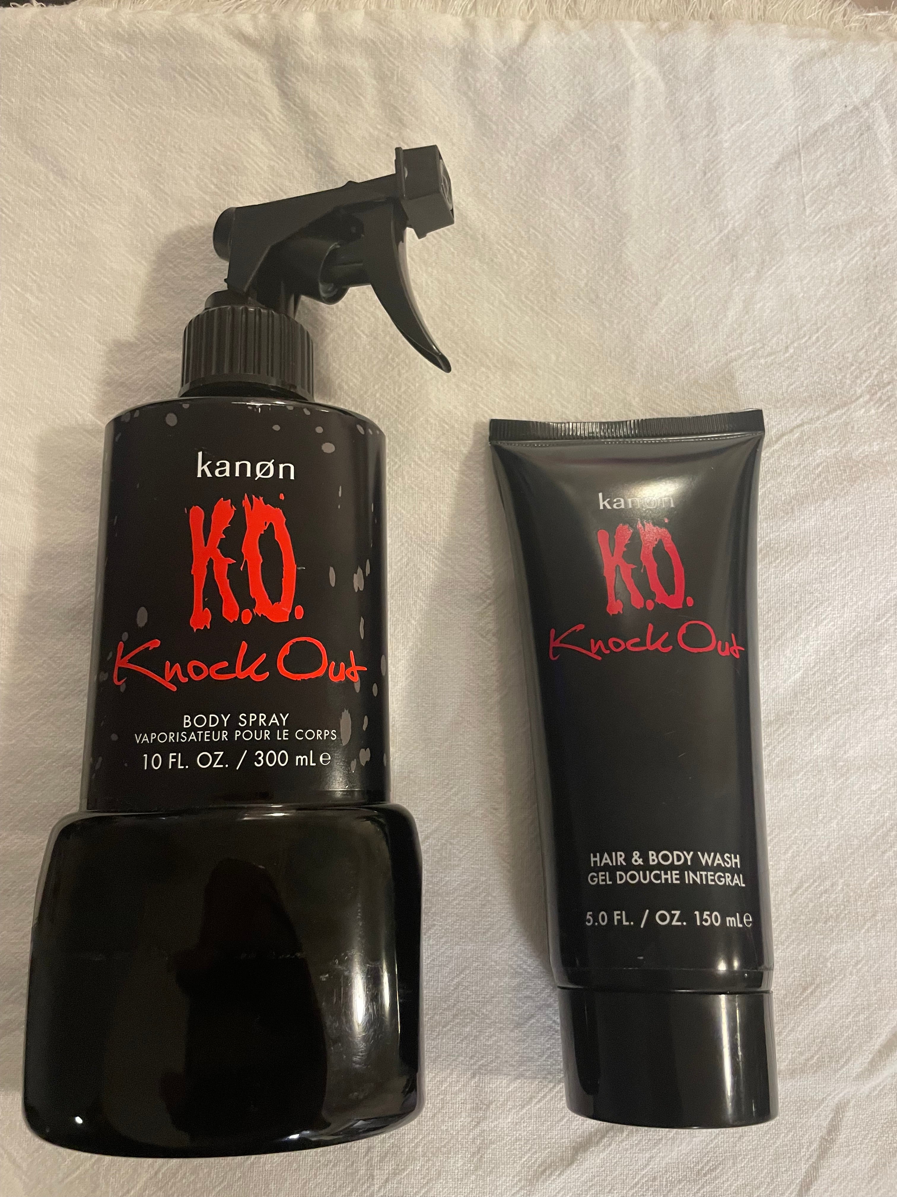 Kanon K.O. Knock Out Body Spray and Body Wash
