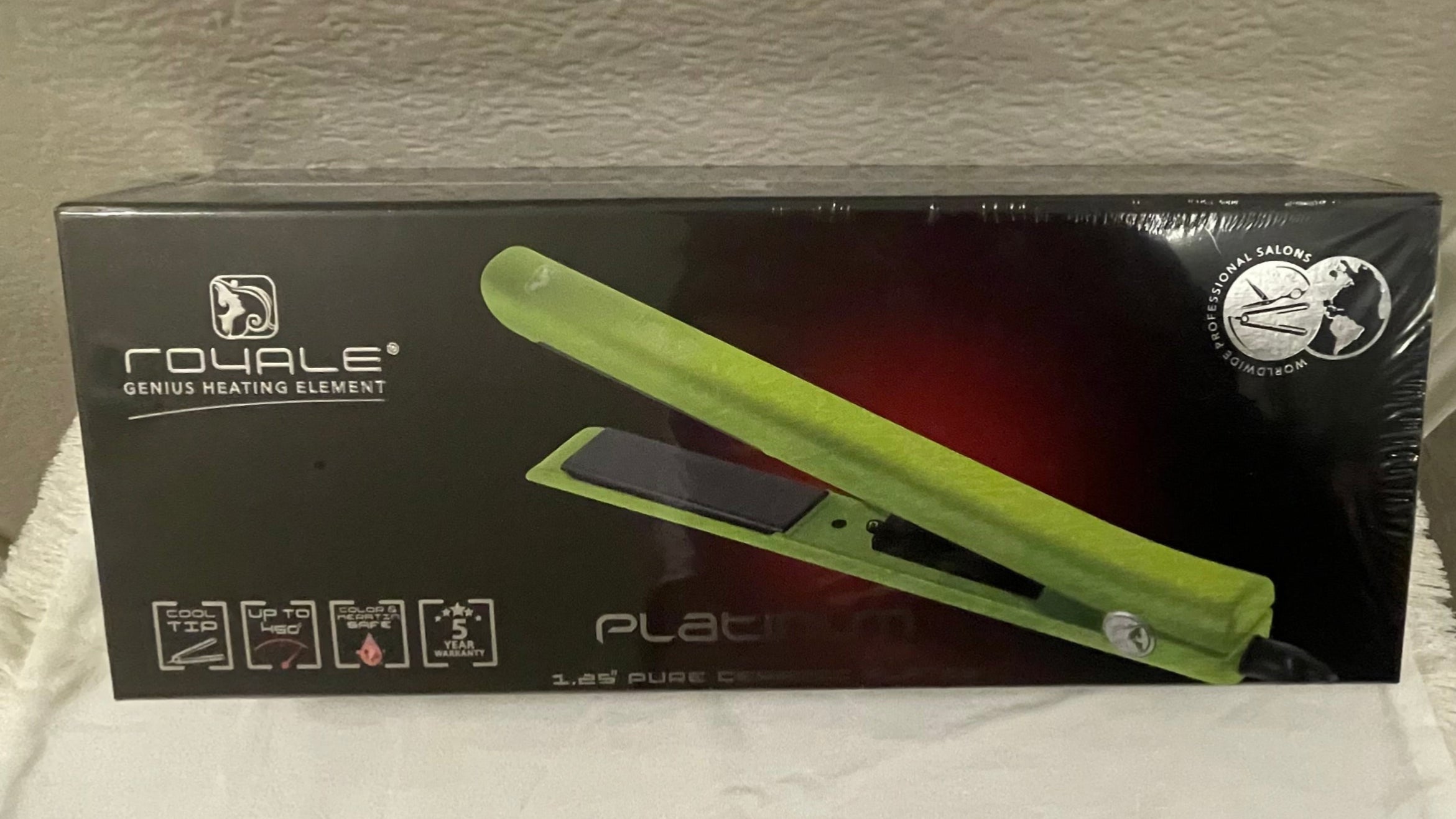 Royale Lime Green Flat Iron