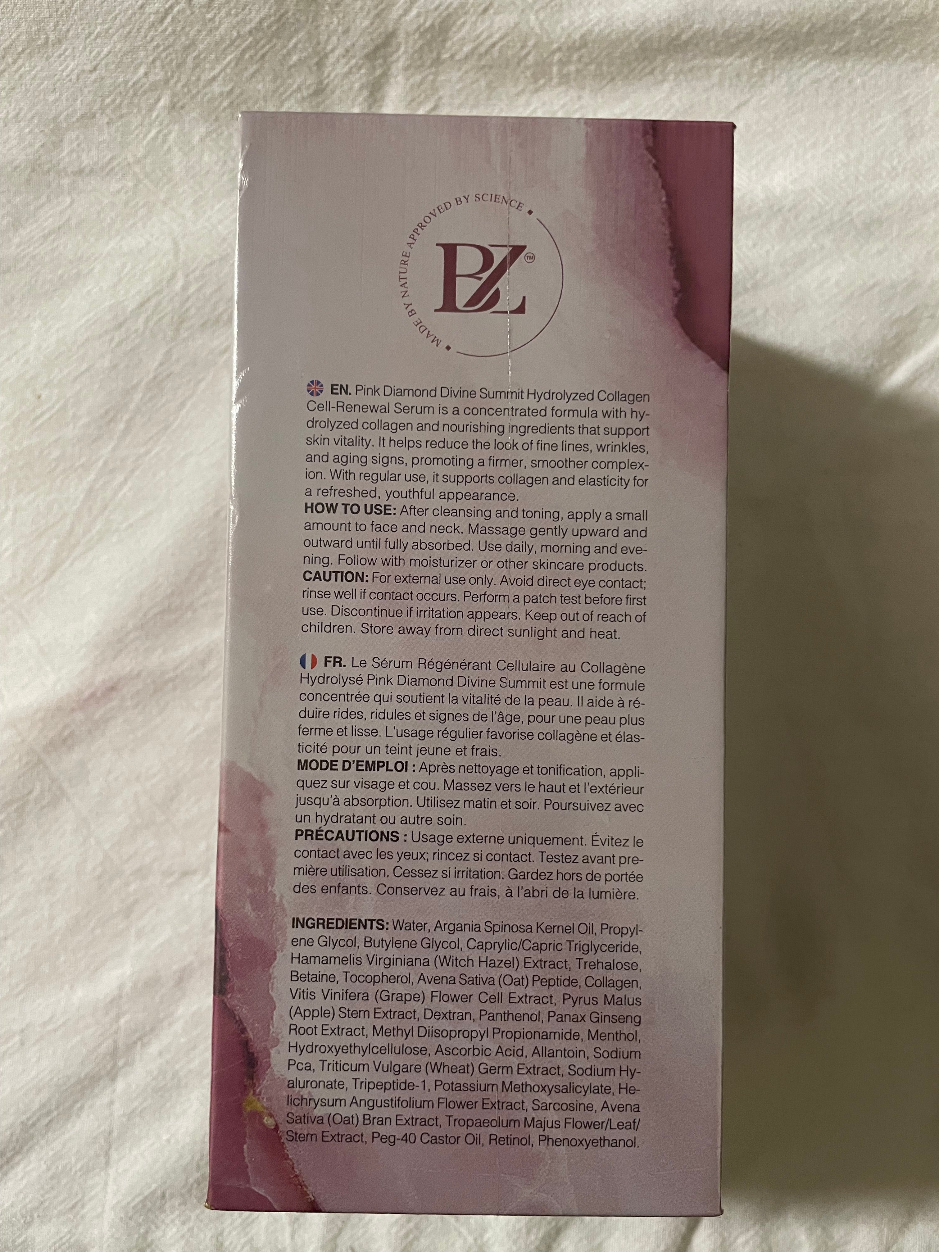 Below Zero Pink Diamond Collagen Cell Renewal Serum