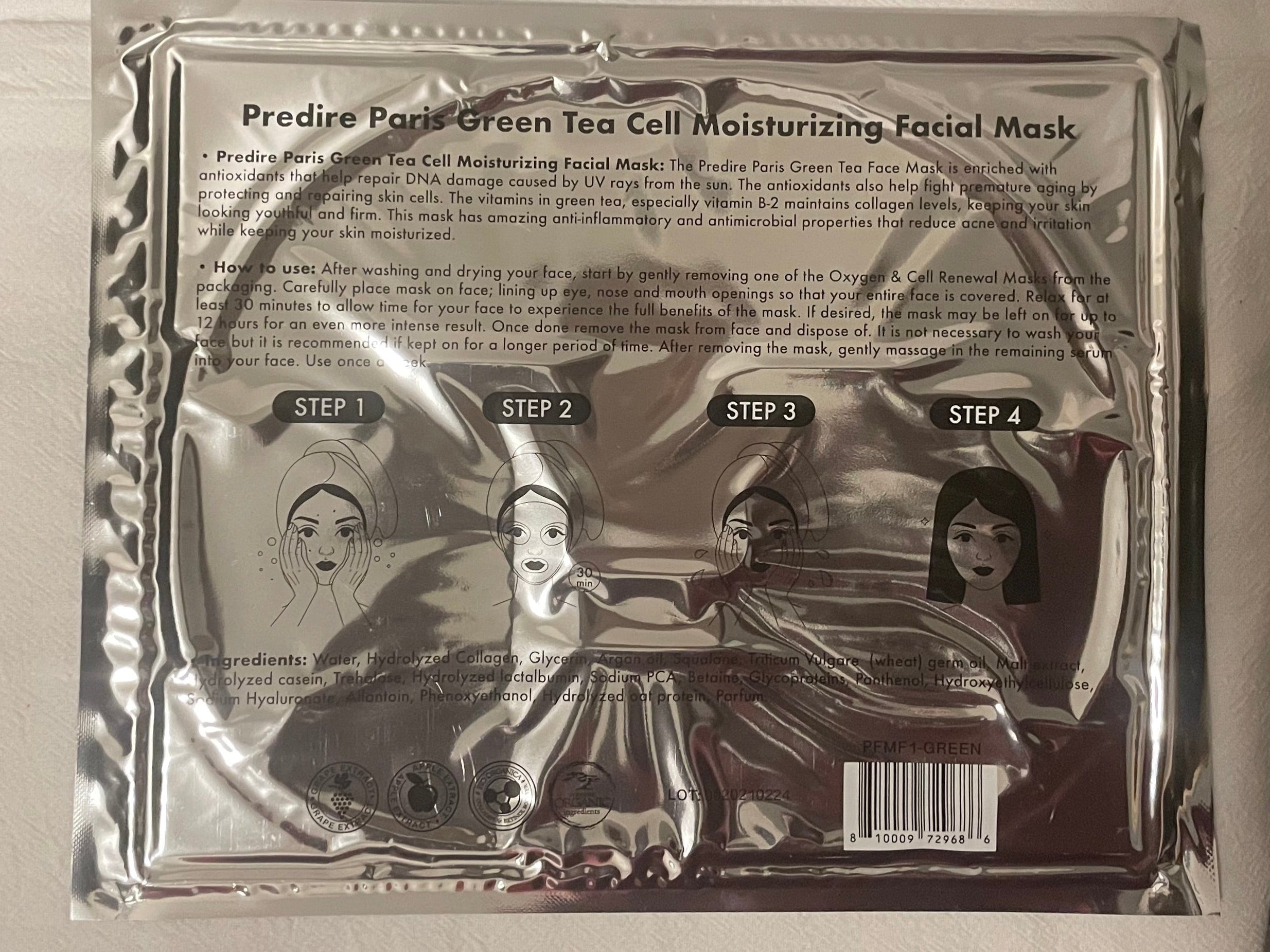 Predire Green Tea Cell Moisturizing Facial Mask